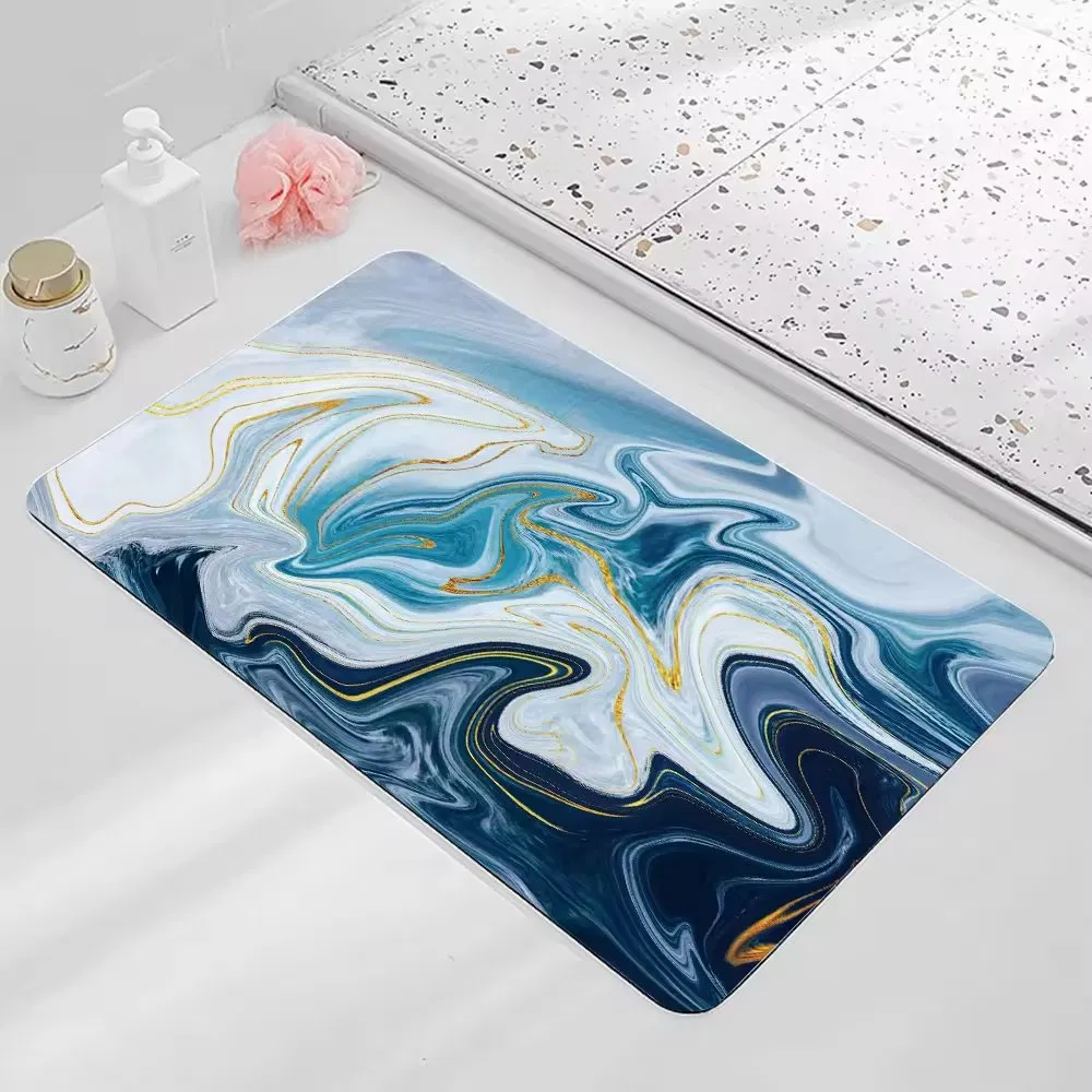 Custom Printed Logo Super Absorbent Indoor Outdoor Kitchen Nitrile Rubber Flooring Mats Welcome Door Mat