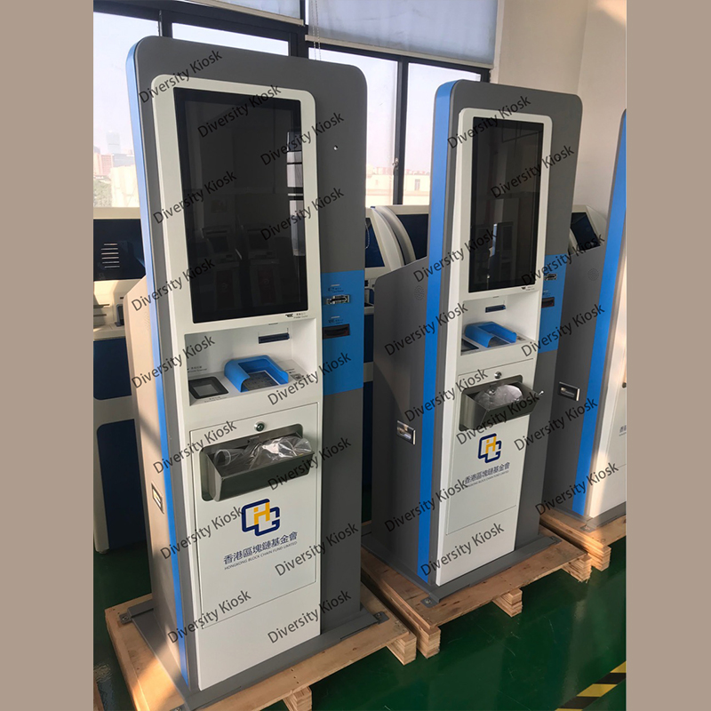 21.5" Touch Screen Cryptocurrency Machine Self Service Kiosk Sell and Buy Crypto ATM Batm Btc Cryptocurrency ATM