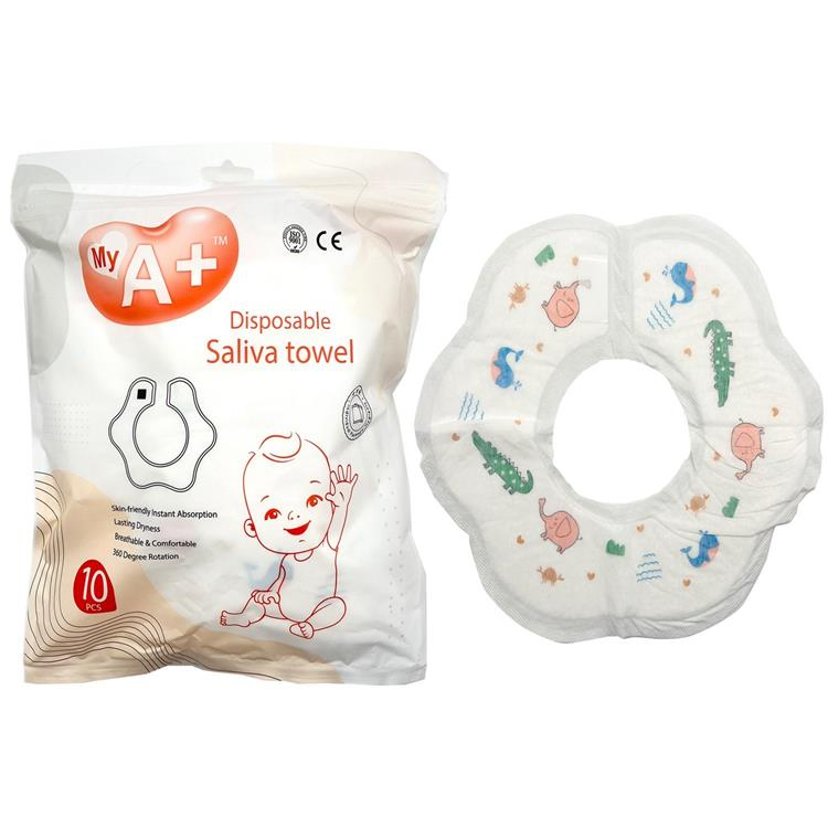 Premium Quality Cotton Baby Bibs Disposable Baby Eating Drink Water Disposable Saliva Towel Bibs