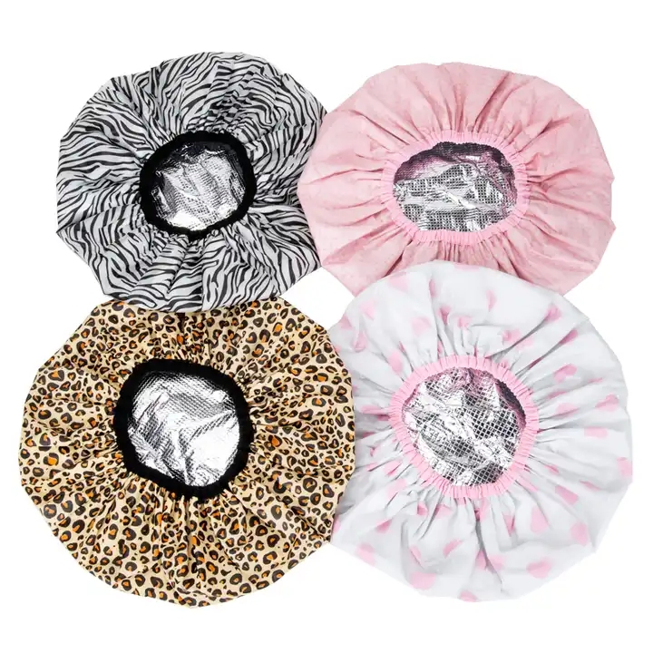Women Anti Static Hair Care Cap Drying Shower Caps