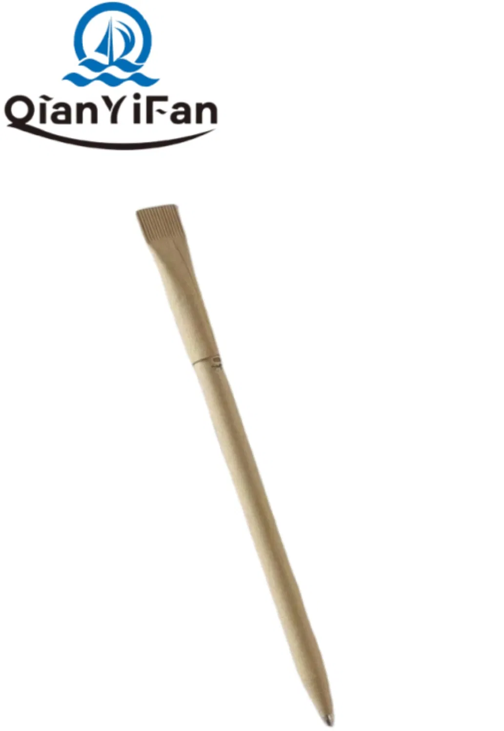 All-Paper Ballpoint Pen Wholesale Degradable Kraft Paper Advertising Pen All-Paper Tube Ballpoint Pen