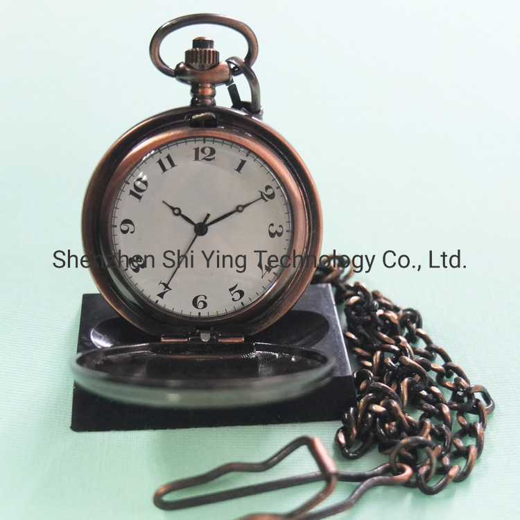 Custom Analog Quartz Japan Movement Pocket Watches for Gift