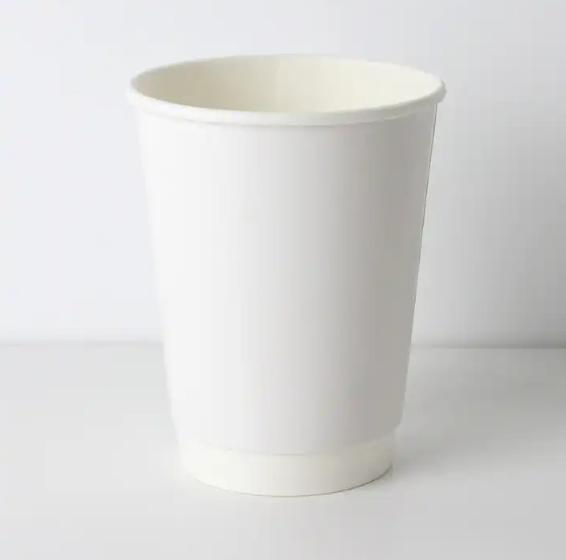 Custom Logo Biodegradable White Disposable Paper Cups Kraft Paper Cups