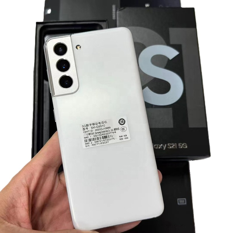 Android Unlocked Used Mobile Phones 6.7 Inches for S21 + Plus 5g Used Smartphone EU Version Original Dual SIM Second Hand Refurbished Phone