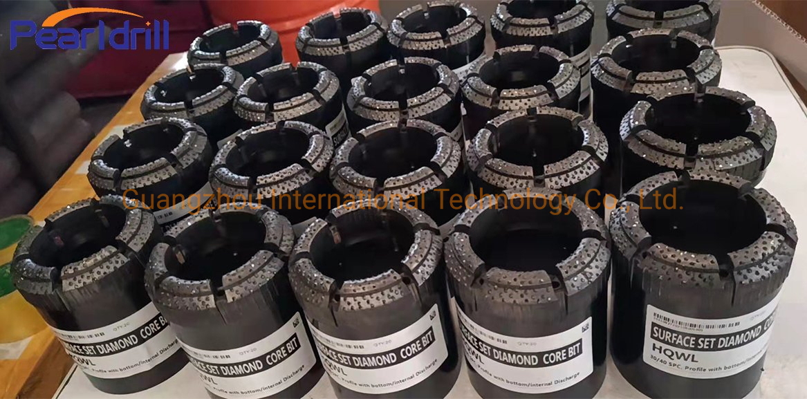 Алмазная коронка Turbo Profile для колонкового бурения