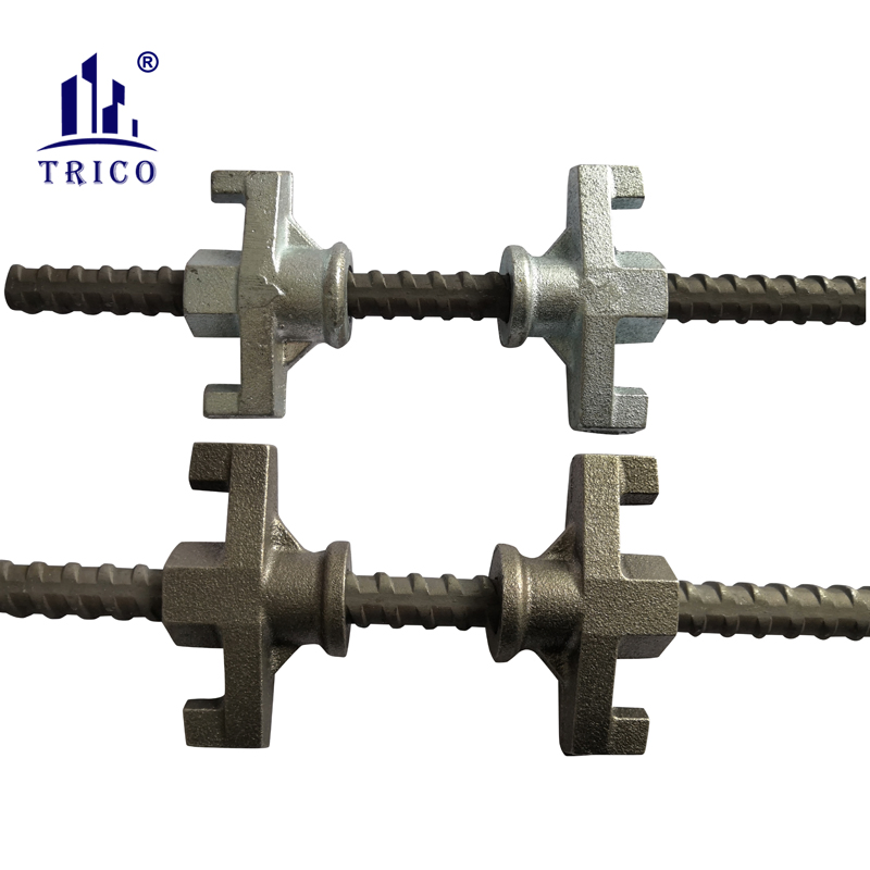 Building Material Iron Casted 15/17mm Formwork Wing Nut 180kN for Formwork Construction