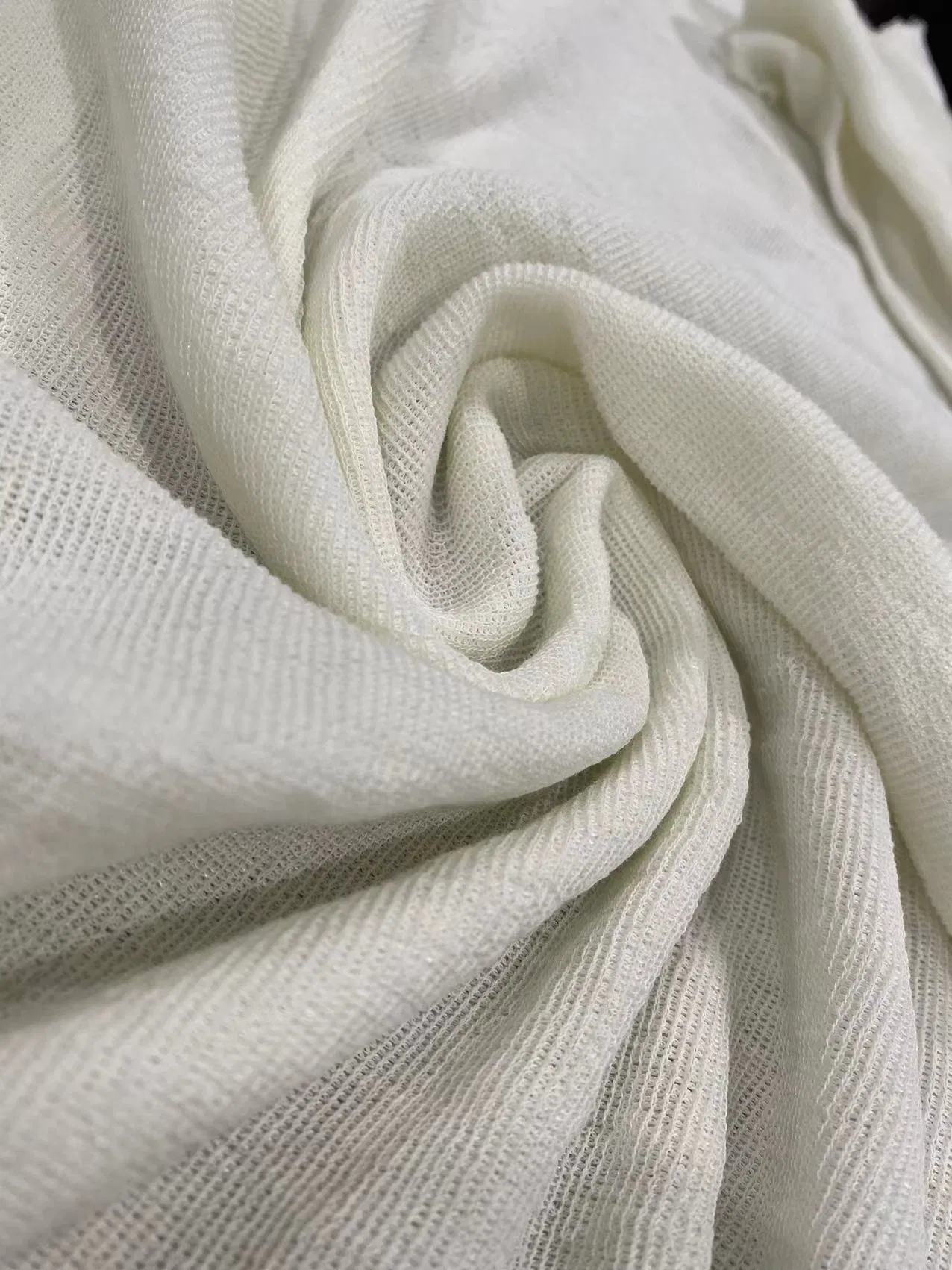 Flame Retardant Elastic Knitted Fabric 65%Modacrylic/ 35%Glass Fibre
