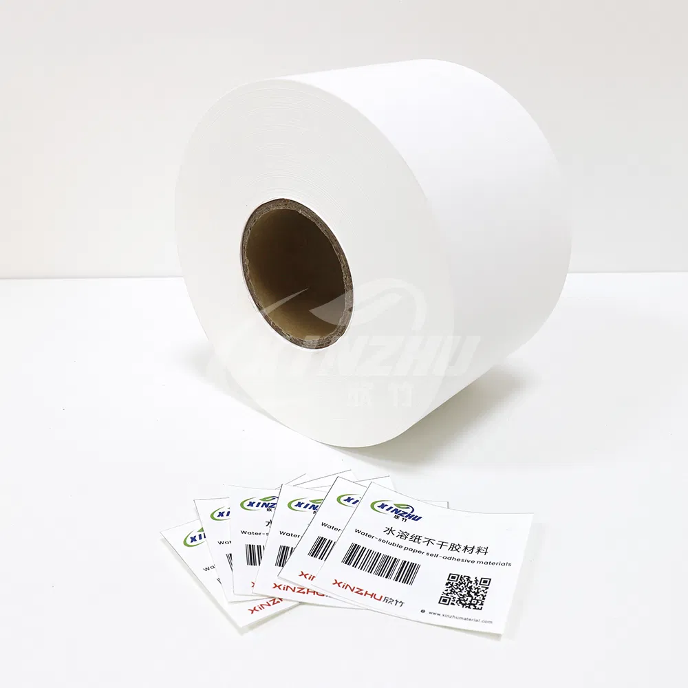 Direct Thermal Dissolvable Paper Jumbo Roll 1240 mm Fully Dissolvable Adhesive Ink