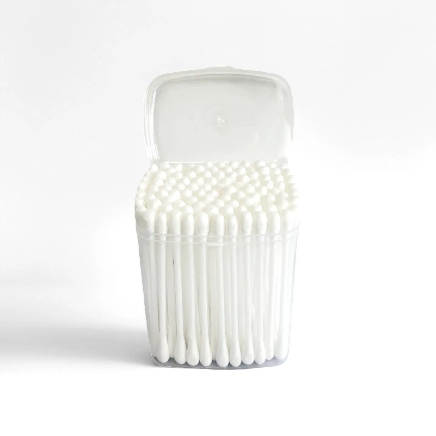 Excellent Smooth Plastic Stick Double Head Cotton Swabs for Home Daily Use