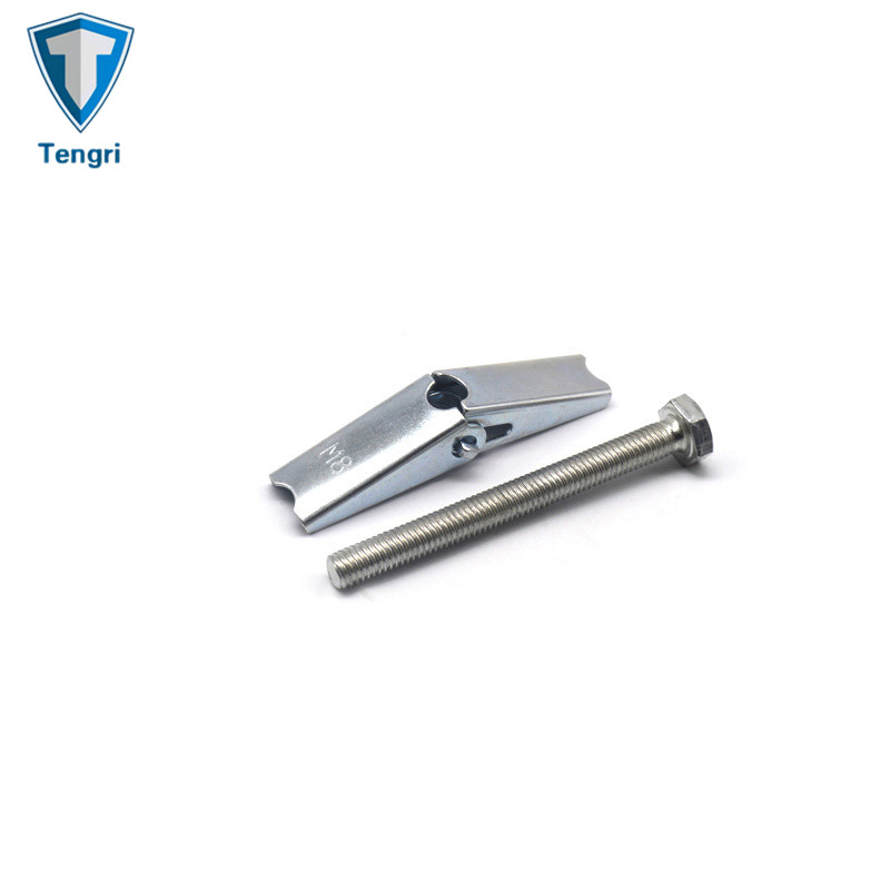 Heavy Duty Self-Drilling Zinc Toggle Drywall Anchors with Screws Kit Zinc Plated Butterfly Anchor