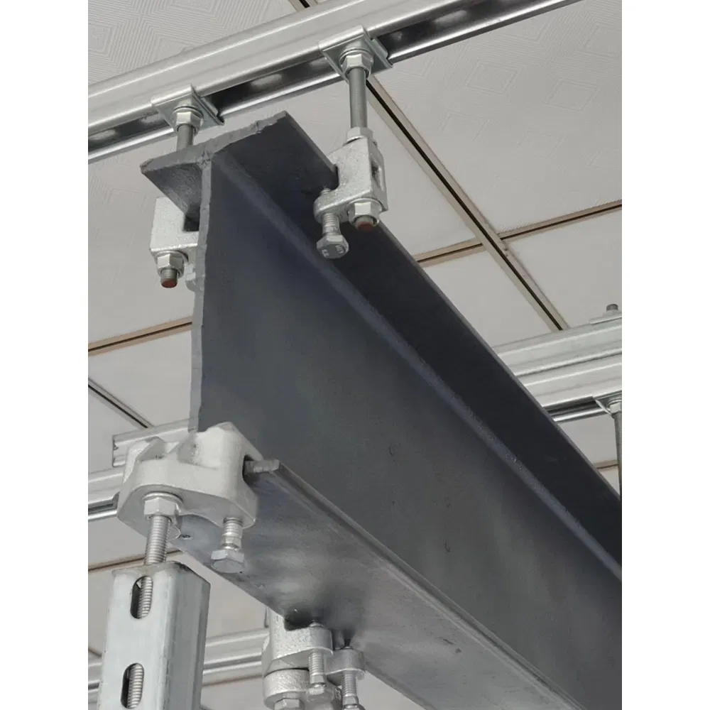 UL FM CE Approved Building Construction Seismic Support Channel Steel Structural Parts Connect Fix Beam Clamp