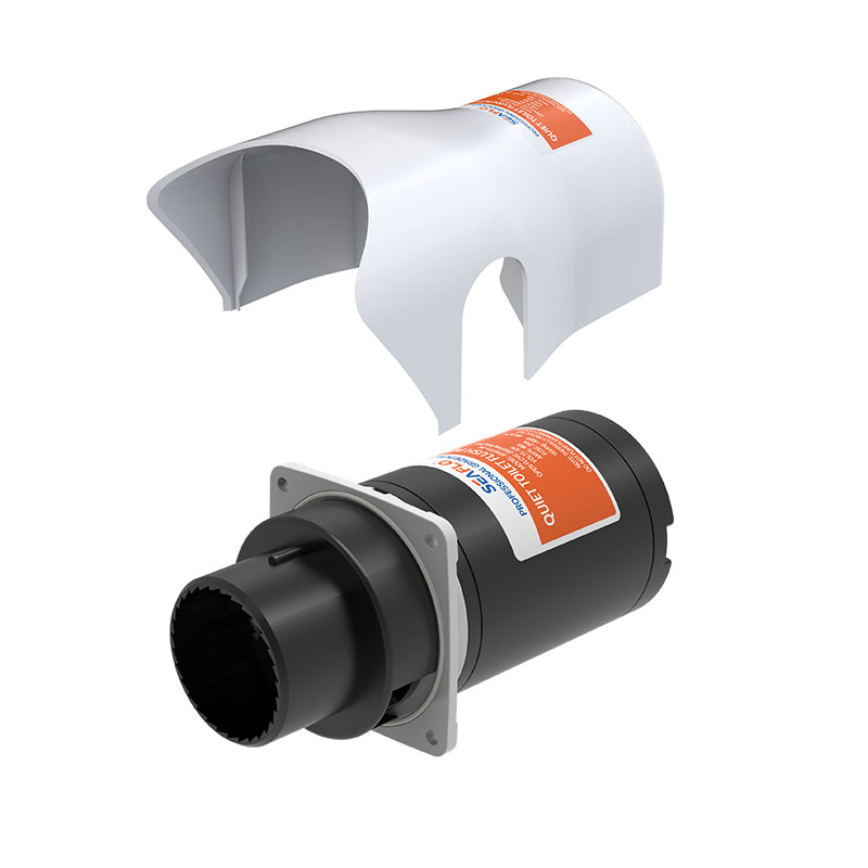 Seaflo Quiet Flush Electric Toilet Seawater Marine Toilet