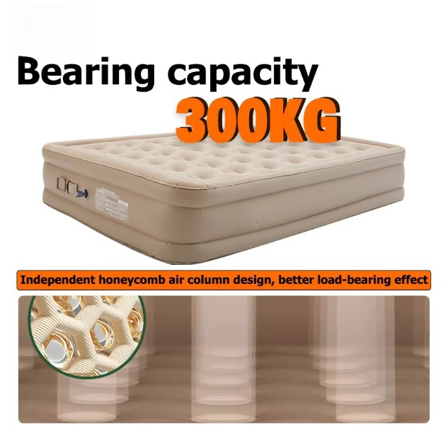 Матрас надувной автоматический со встроенным насосом портативный