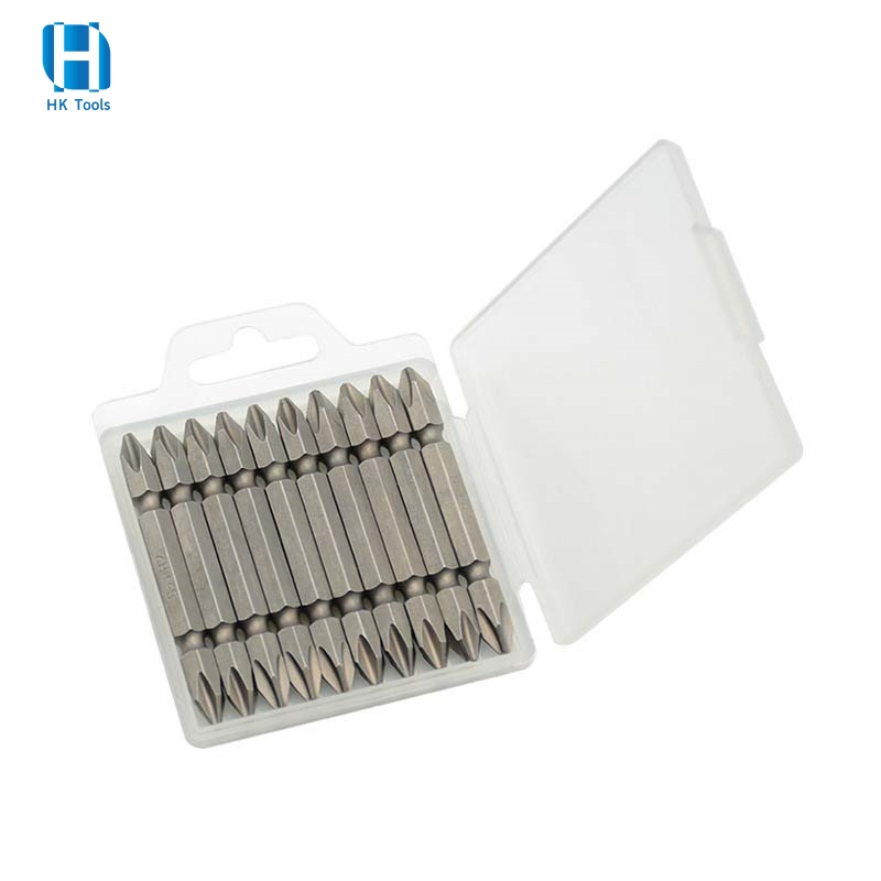 Hot Selling S2 10PCS 65mm Double End Screwdriver Bit Set pH2 Magnetic Bit
