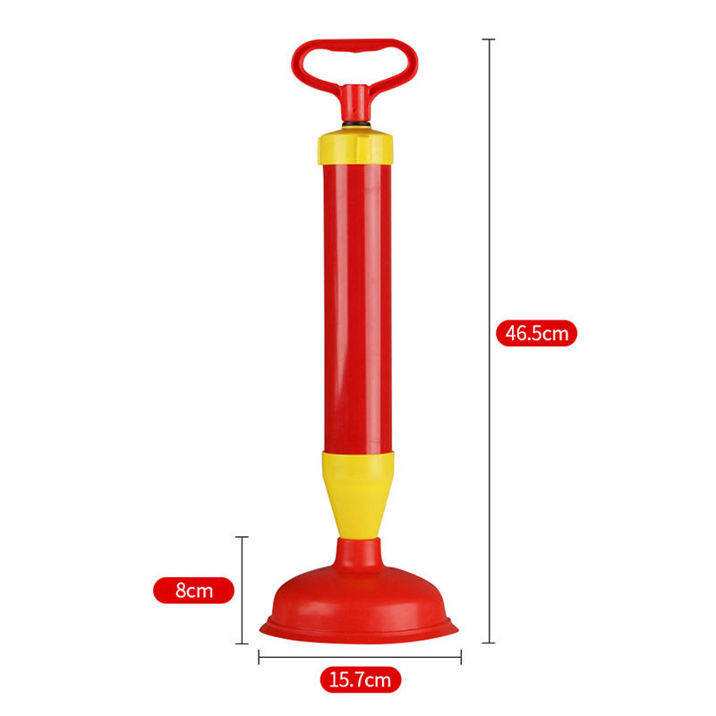 High-Quality New Design No Dirty Hands PP Flexible Plunger Pump High Pressure for Toilet Cleaning