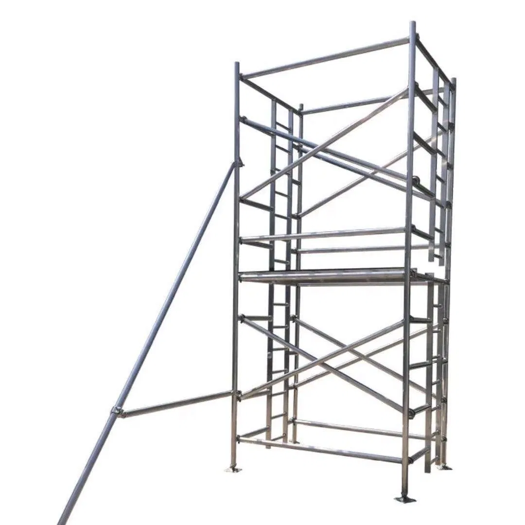 Steel Mason Mobile Ladder Scaffolding Steel Frame