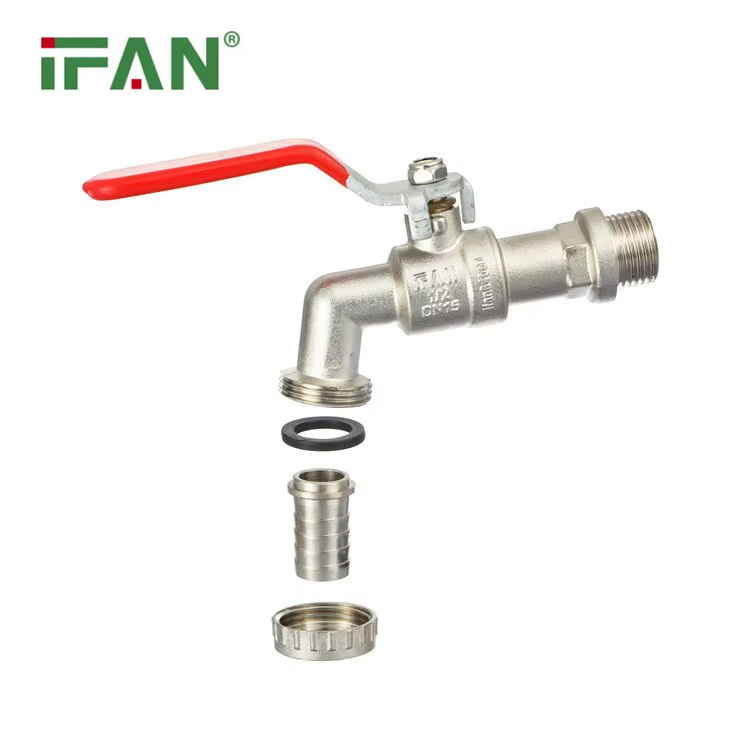 Латунный садовый кран Ifan 1/2"-1"