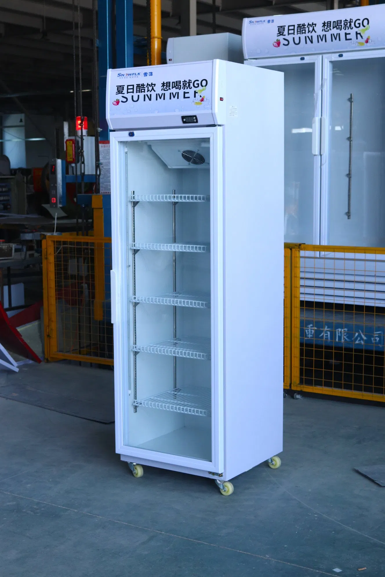 Commercial Vertical Beverage Refrigerator Cold Drink Refrigerator Display Chiller