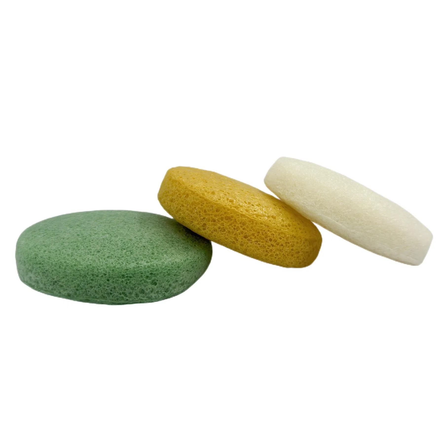 Natural Round Konjac Sponge for Cleansing and Exfoliating