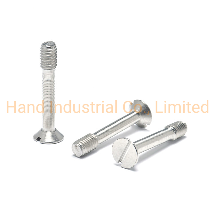 Stainless Steel 304 Slotted Head Screw M3 M4 M5 Countersunk Head Captive Screw