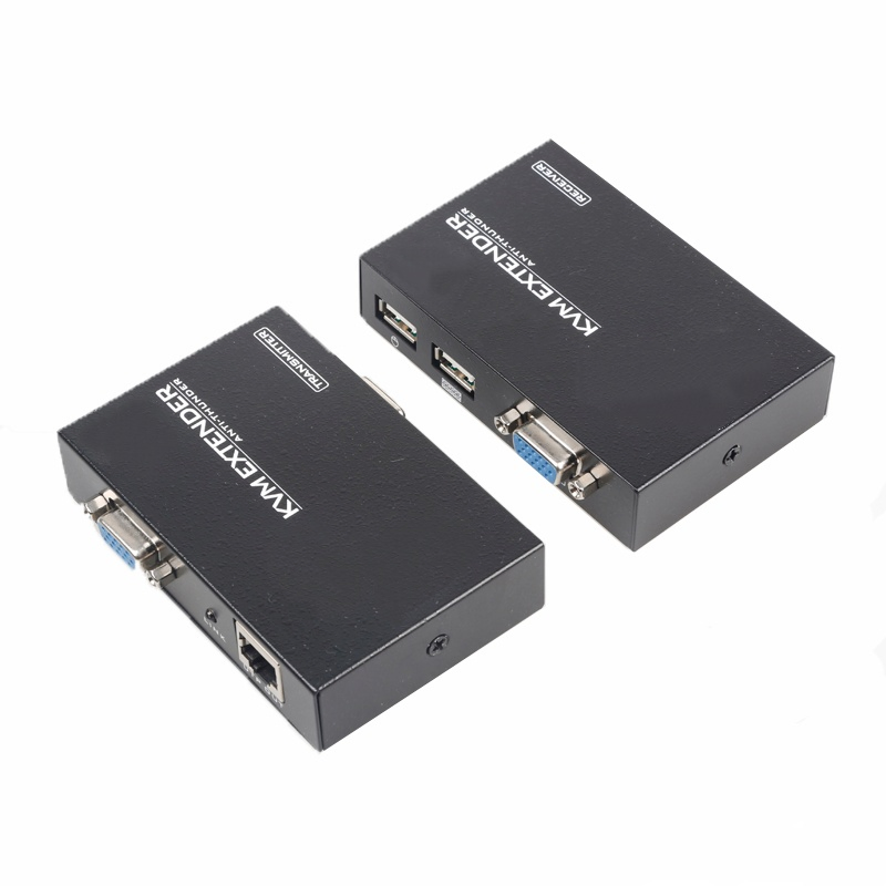 KVM-удлинитель VGA/HDMI по Ethernet, 100 м, 1080P