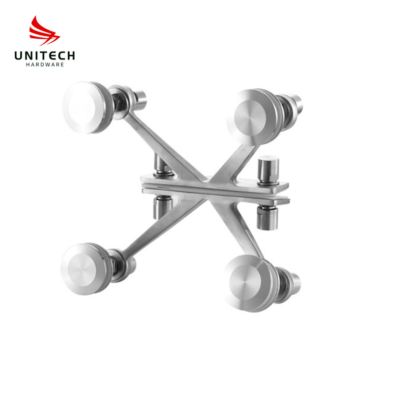 Stainless Steel 304 Heavy Duty K Shape Glass Spider Fitting Connector