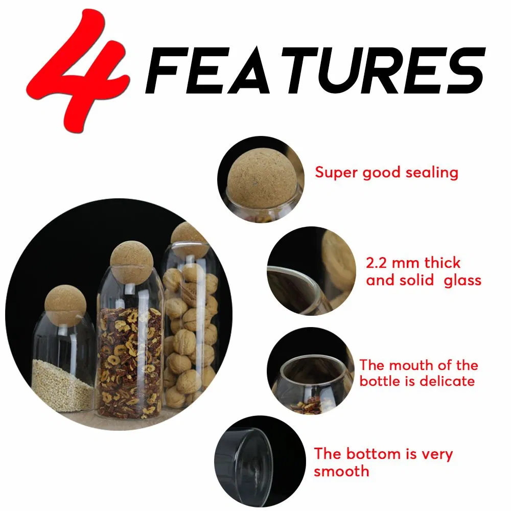 Стеклянная банка 500 мл для хранения и творчества