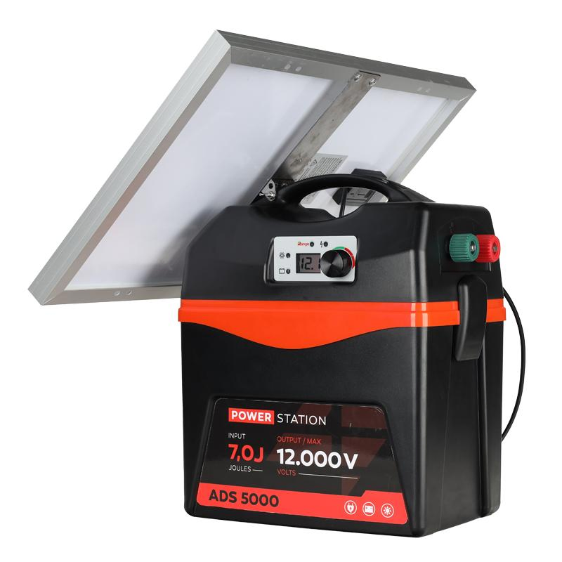 Lydite Ads5000 Dual Solar Panel Battery Eco Friendly Energizer with LCD Display