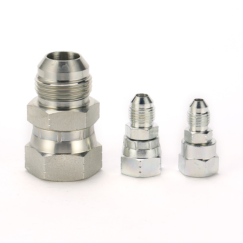 Переходник гидравлический JIC 74° с поворотной гайкой