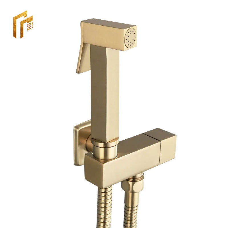 Биде-душ Innpak золотой с двойными ручками