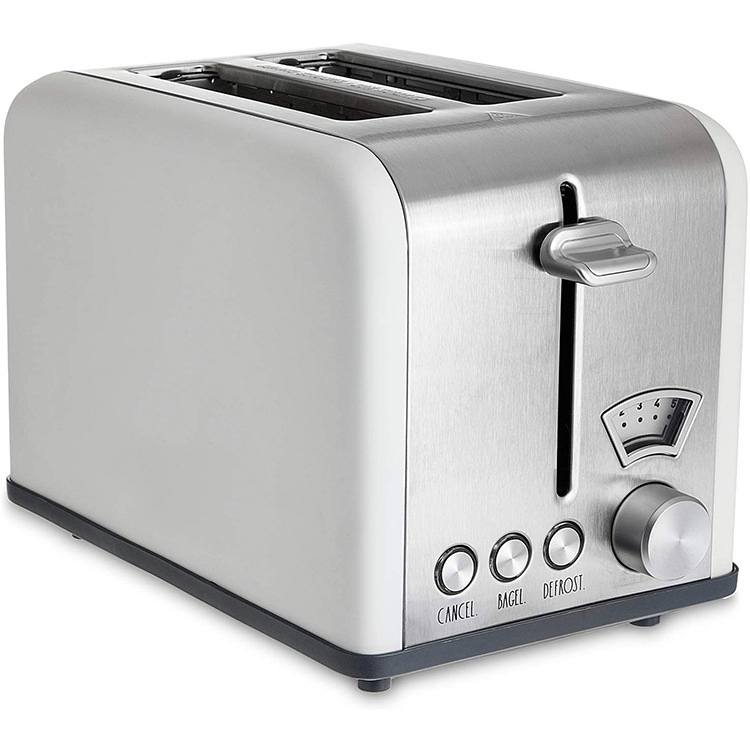 Stainless Steel Electric Smart 2 Slice Hamburger Bun Sandwich Bread Toaster