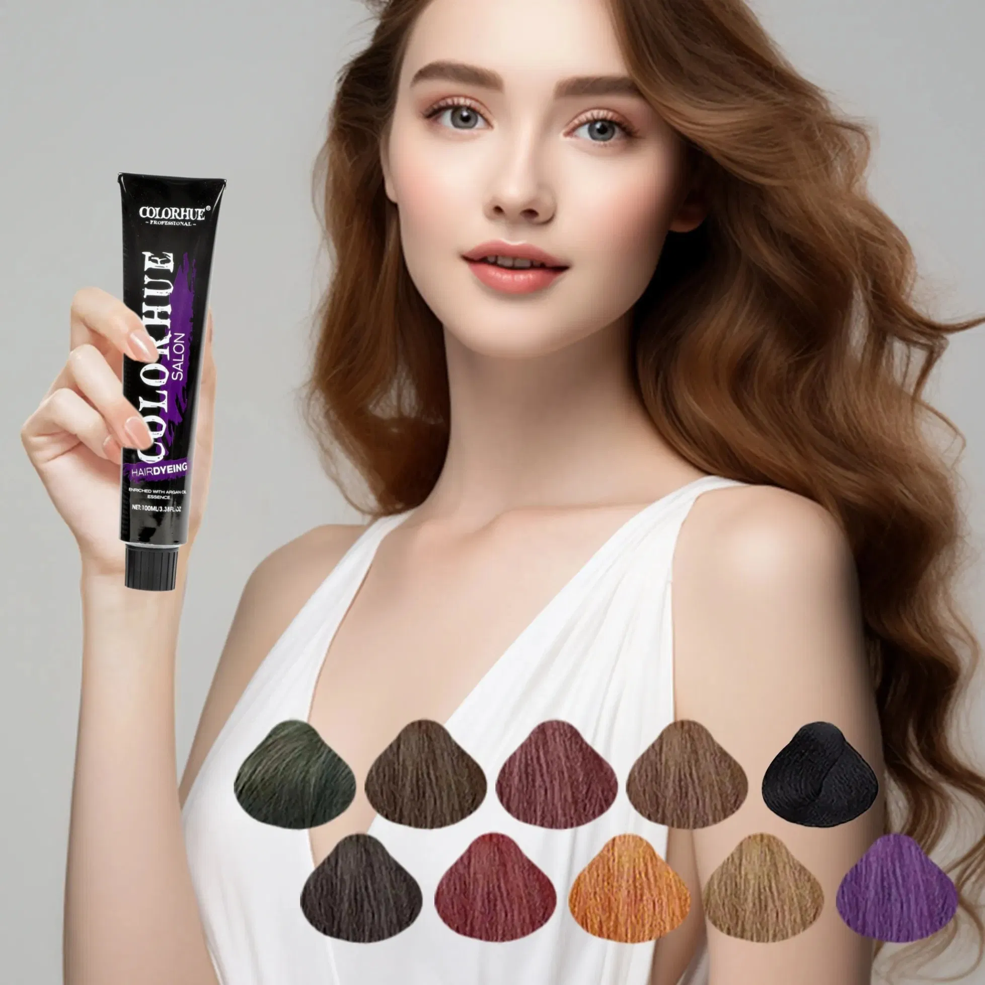 Private Label Ppd Free Natural Permanent Hair Color Cream Hair Color Cream Hair Dye for Professional Salon
