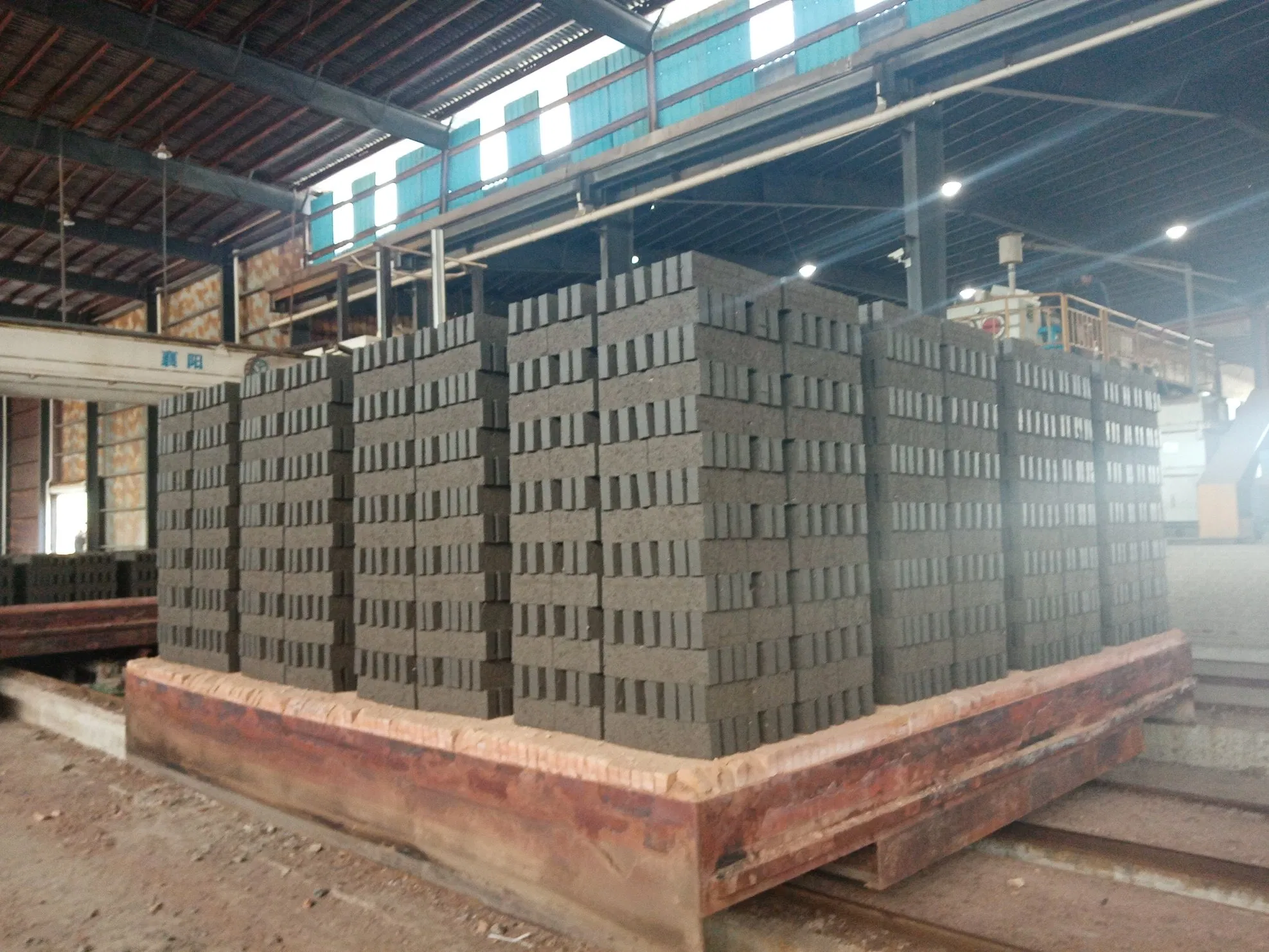 Tunnel Kiln Red Brick Clay Station Porous Brick Automatic Servo Code Billet Palletizer