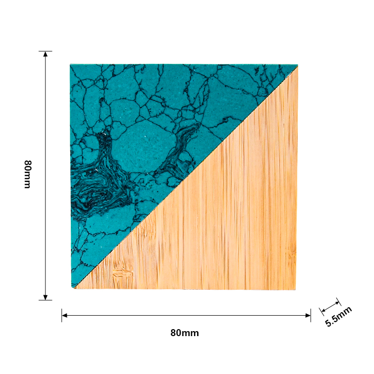 Eco-Friendly Customized Pocket Natural Bamboo Wooden Mirror Makeup Mini Round Mirror Easy Carry for Travel Gift