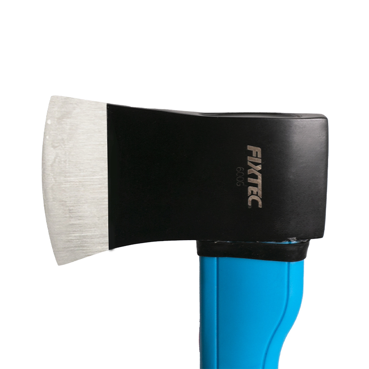 Fixtec High Quality China Wood Splitting Axe Hatchet 17 Inch Fiberglass Handle 1000g Axe