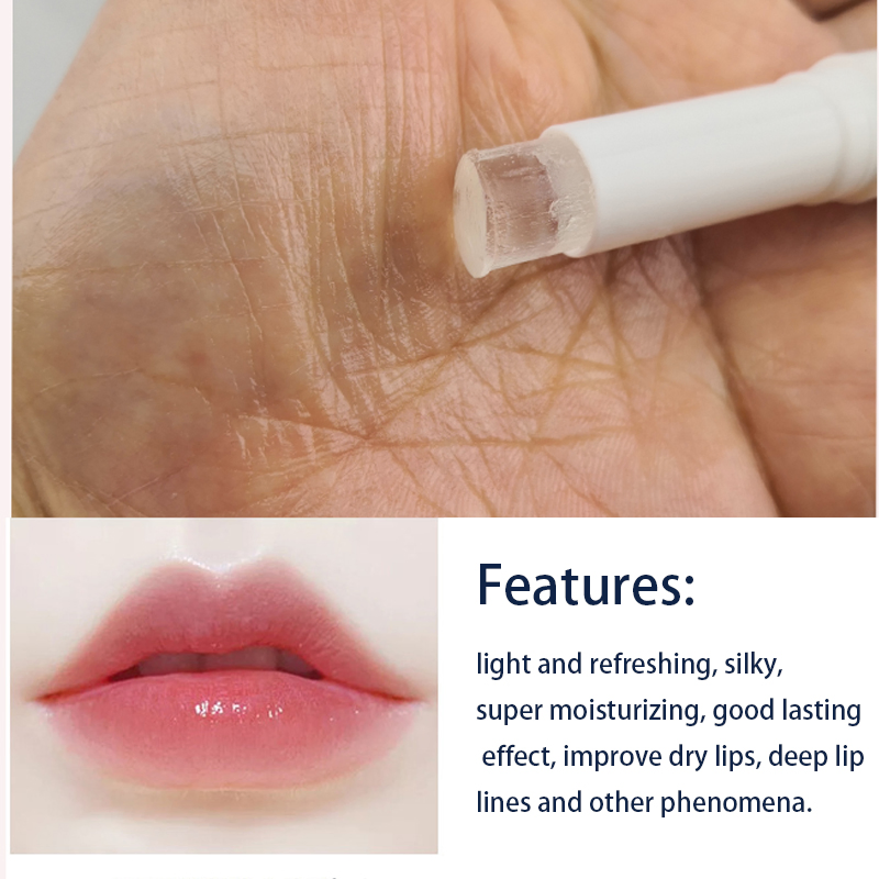 4G Transparent Lip Balm Without Logo Moisturizes Long-Lasting Jelly Lips