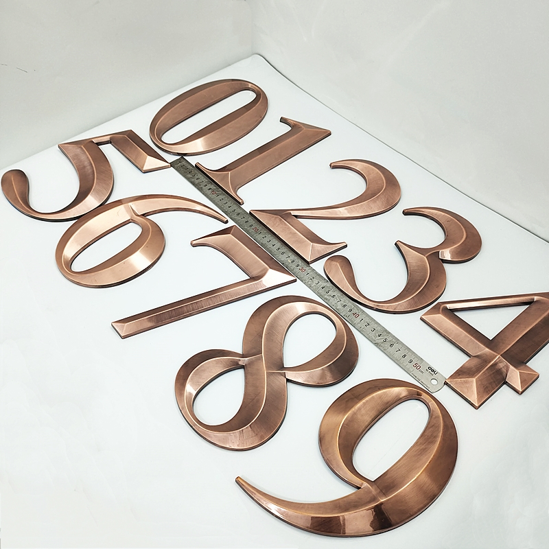 Customized Door Plates for Home Gates Hotel Room Personalized Digits House Number Letter Door Number Sign