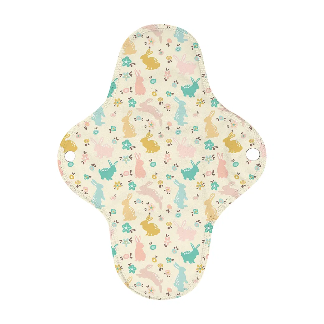 Custom Brand Name Ladies Organic Cotton Period Pad Disposable Full Wrapping Open Sanitary Napkins