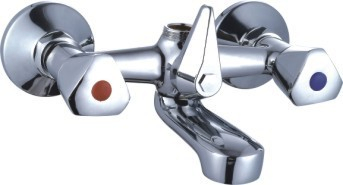 Dual Handle Matte Black Shower Trim System