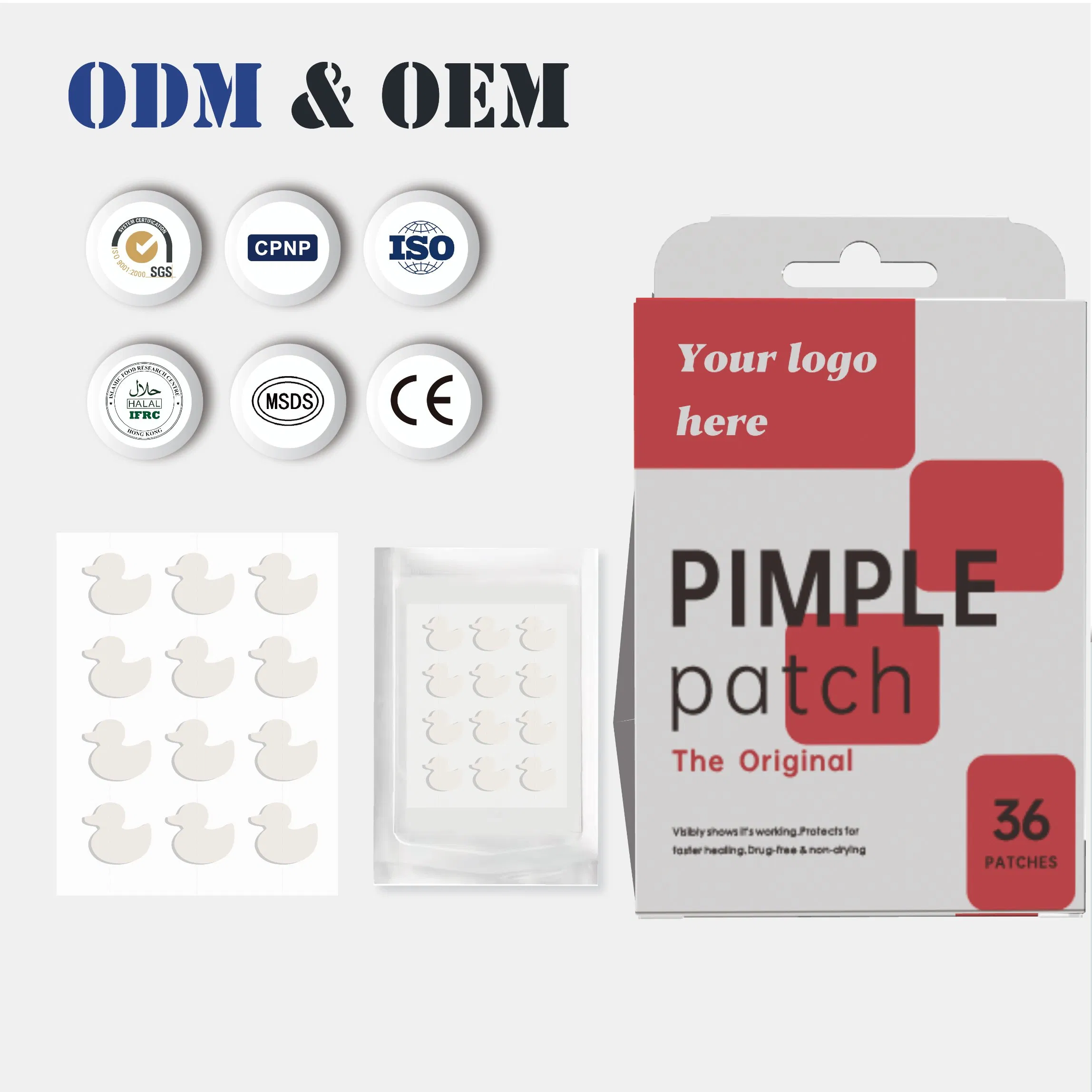 Пластыри от прыщей с салициловой кислотой и витамином С