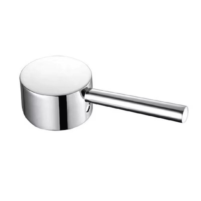 Серебряная ручка для смесителя ванной Modern Zinc