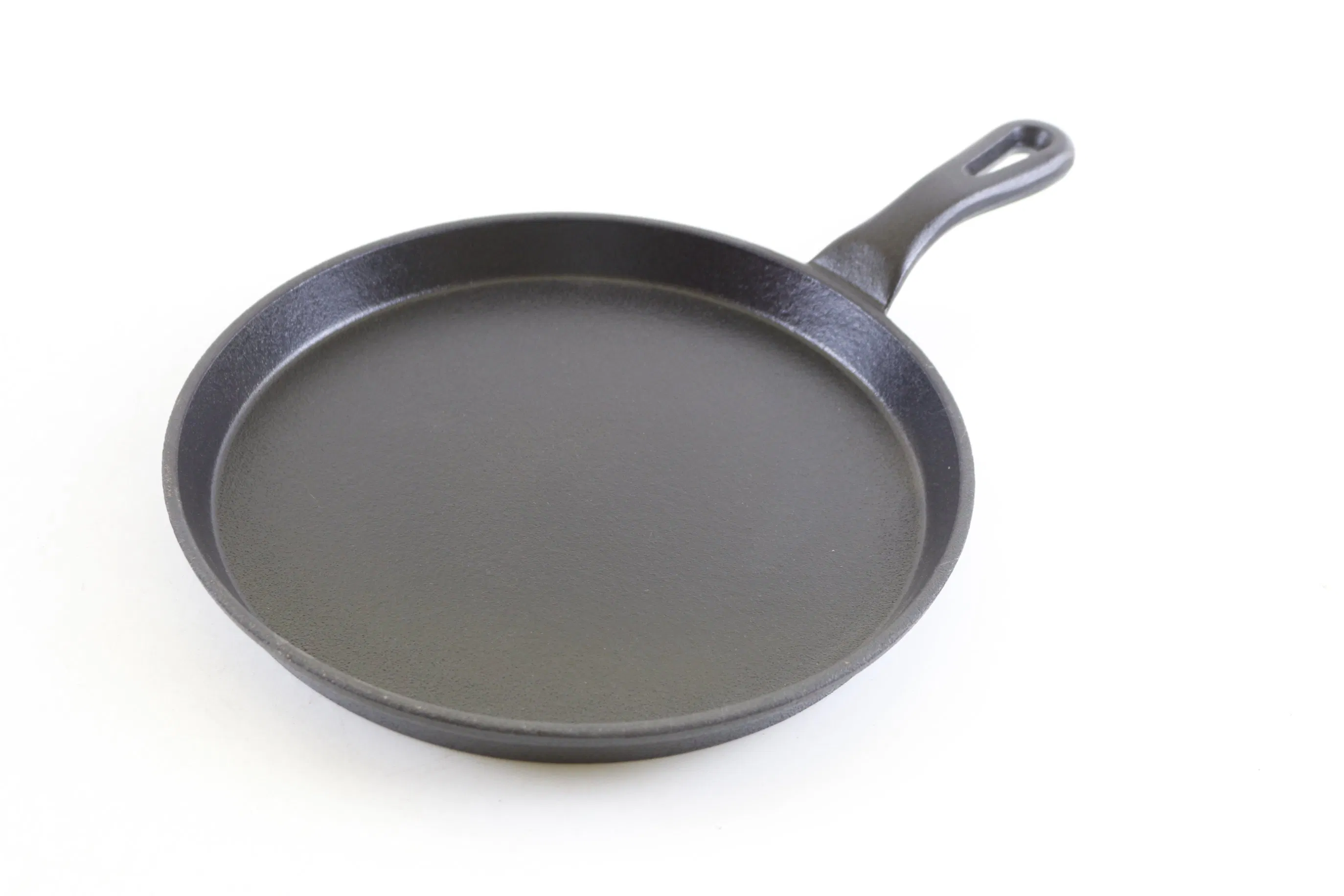 Чугунная сковорода для барбекю с ручкой