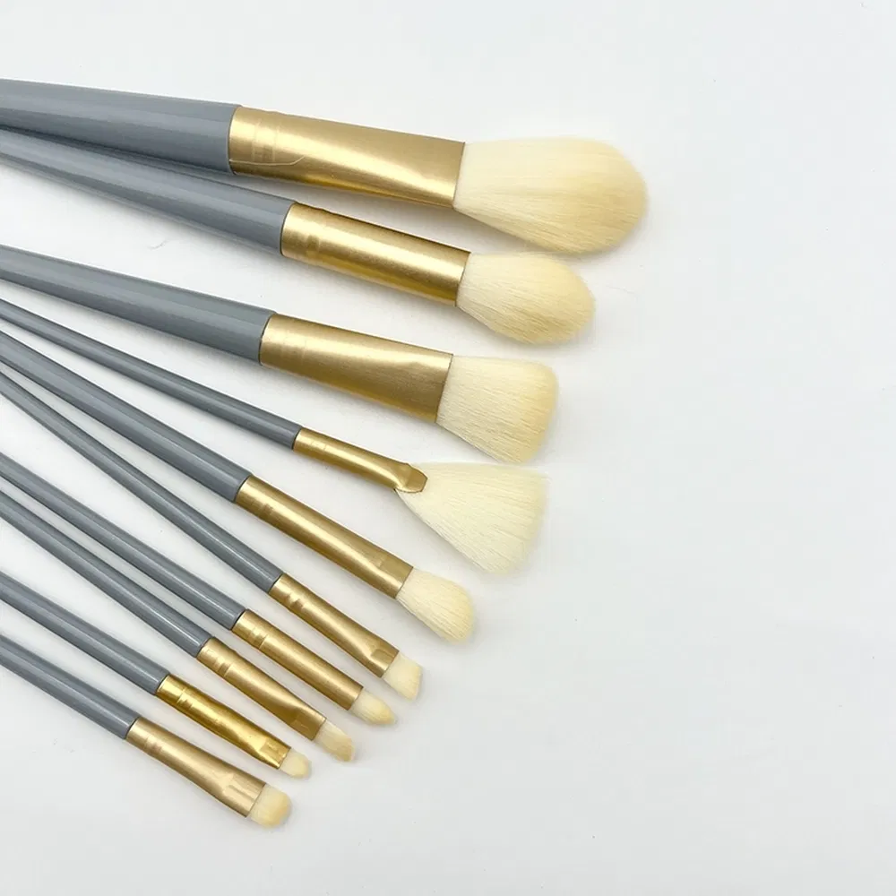 Pink Cosmetic Brush Set Suppliers Ergonomic Handle Seamless Makeup Brushes