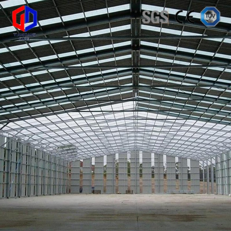 Prefabricated Steel Structure Building Design Cow Farm Shed