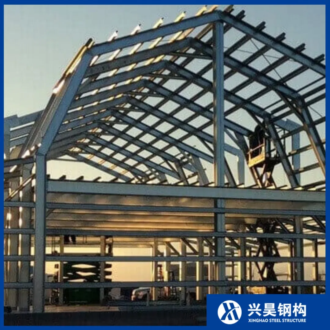 Precision CNC Fabricated Bolt Connection Lightweight Long Span Prefab/Prefabricated Shop Steel Structure