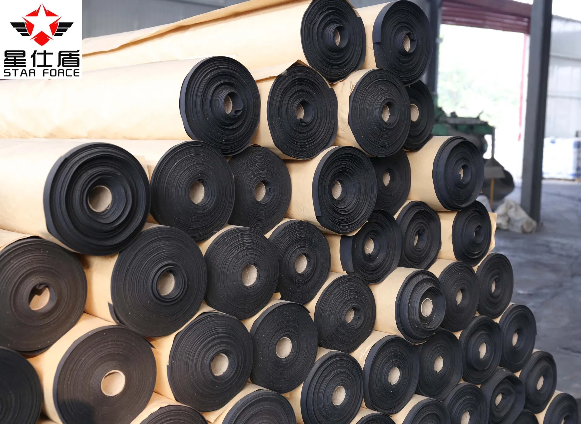 UV Resistant Self Adhesive 1.5mm 60mil Single Ply EPDM Rubber Sheet Roll Roofing Membrane Flat Roof Waterproofing Construction Material