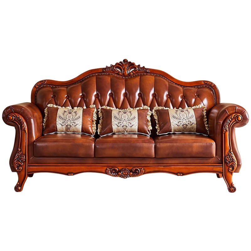 Мебель для гостиной массив дерева ретро стиль резная