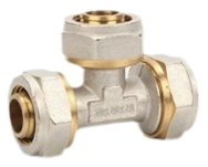 Male and Female Brass Compression Fittings for Pex-Al-Pex Pipe
