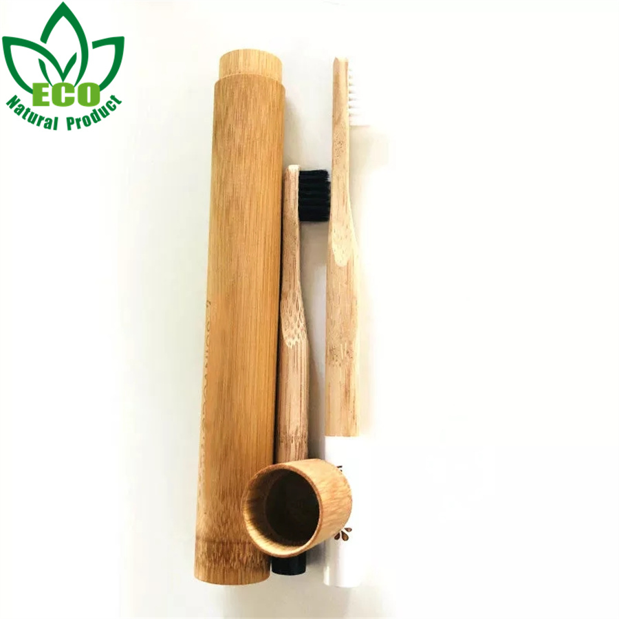 Wholesale Portable Eco Toothbrush Holder Wood Bamboo Eco Friendly
