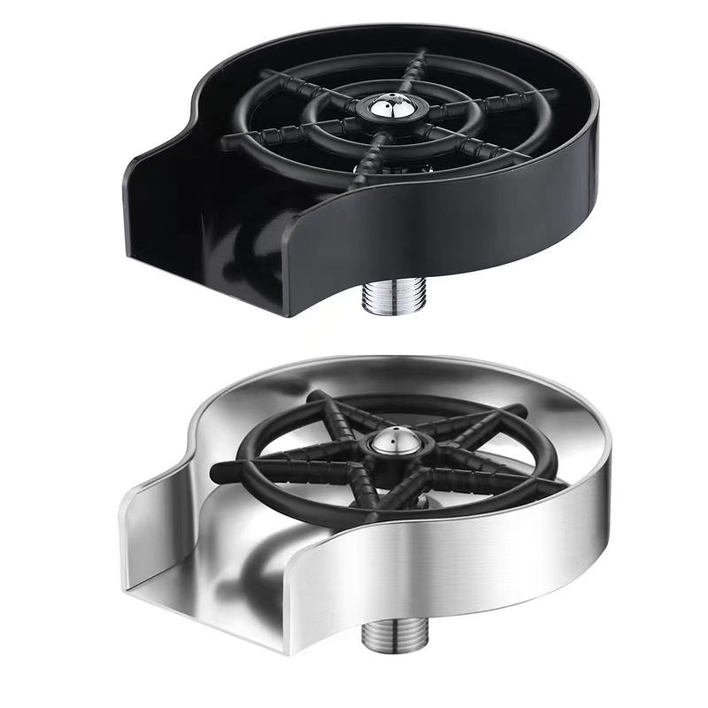 Glass Rinser for Kitchen Sinks Silicone for Sink Glass Rinser Automatic Cup Washer